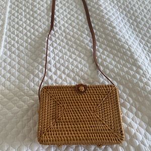 Wicker Cross body handbag